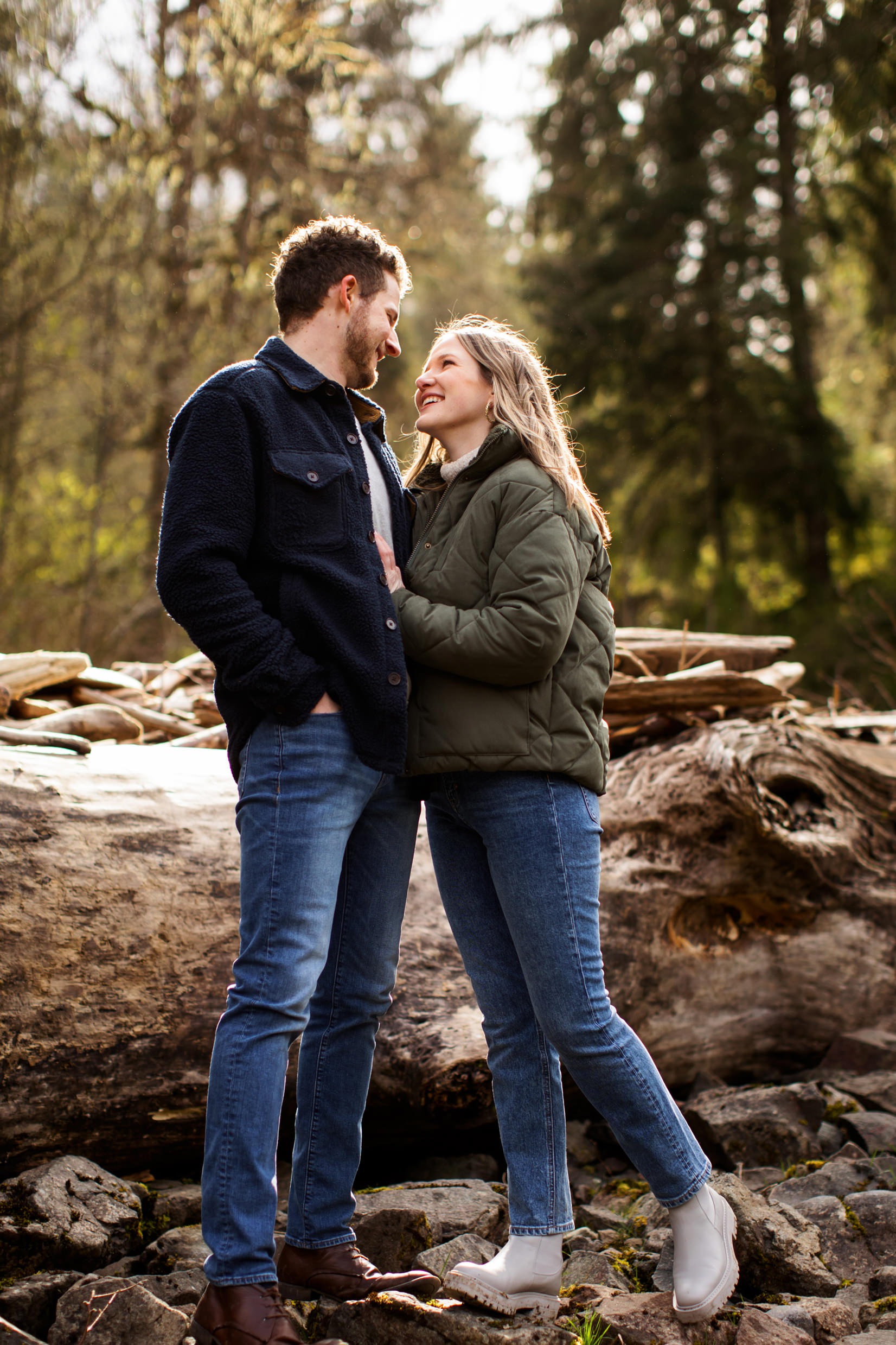 Snoqualmie Falls Surprise Proposal